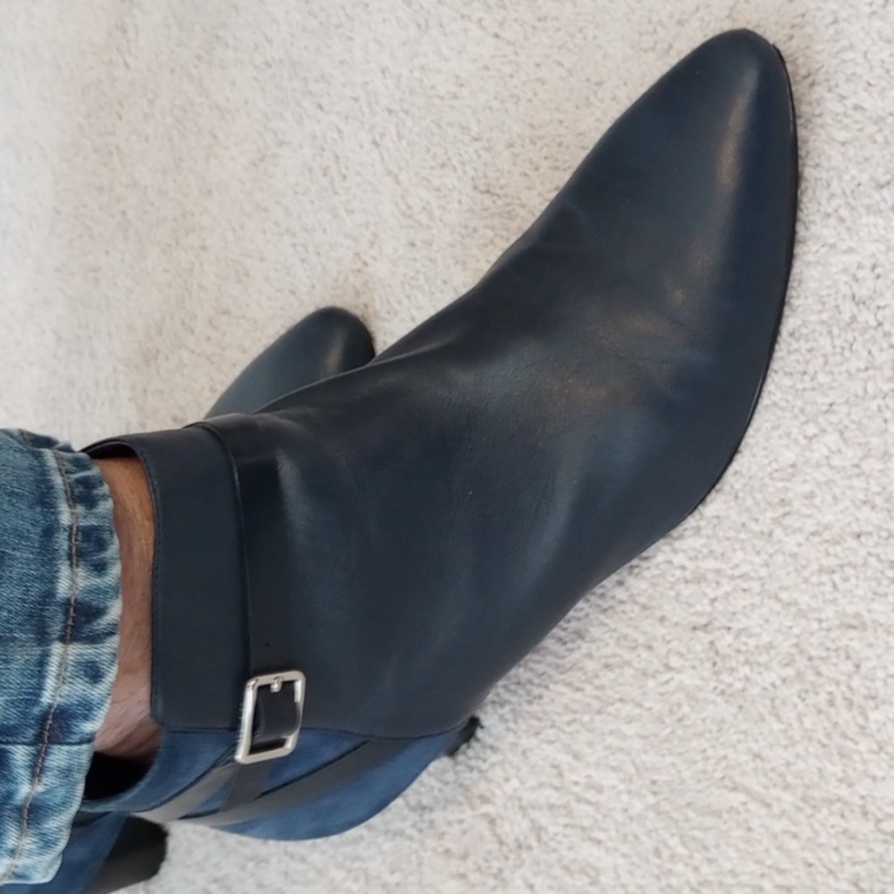 Cole Haan Leather And suede Ankle Boots - Picture 4 of 12